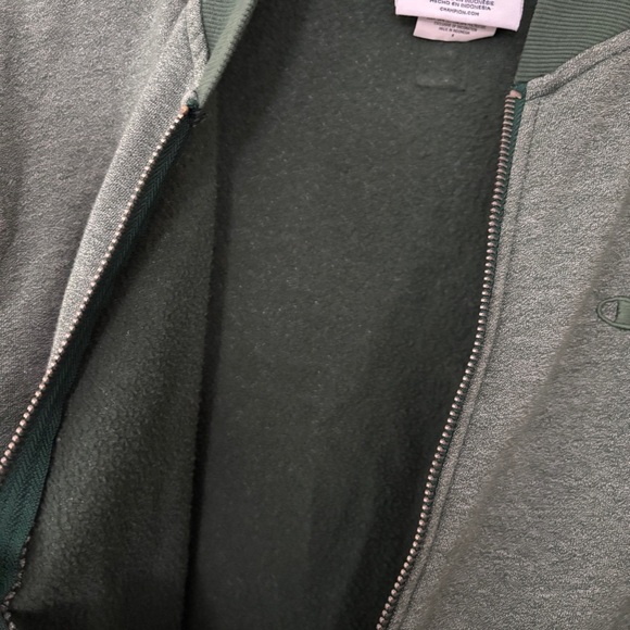 Mens Champion Heritage Heather YC Jacket, Dark Green Siro/Dark Small Full zip - Picture 6 of 8